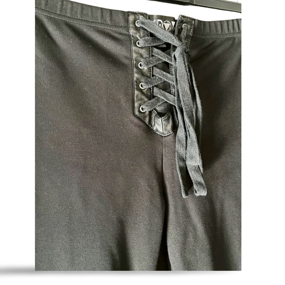 Dolls Kill Widow Lace-Up Corset Pants – Black (Size 1X) - Picture 2 of 6